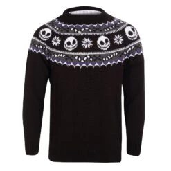 Nightmare Before Christmas Jack Repeat Knitted Christmas Jumper