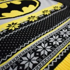 Batman Knitted Christmas Jumper / Sweater -Camel Favour batman knitted christmas jumper sweater 783477