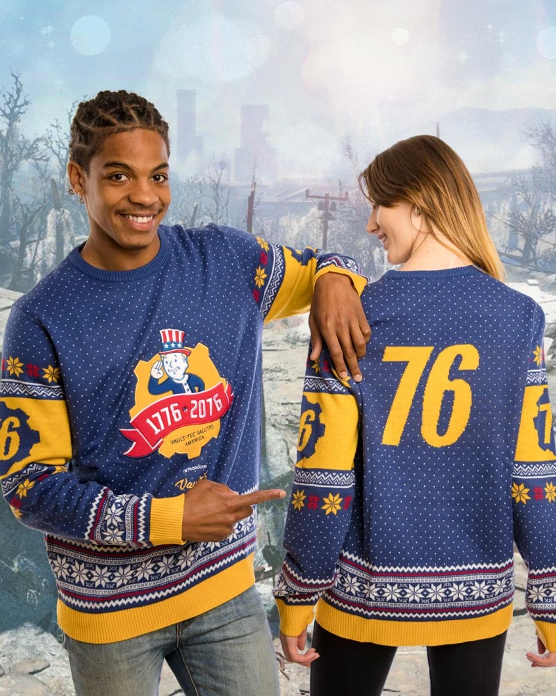 Fallout 76 Knitted Christmas Jumper / Sweater 3 Fallout 76 Knitted Christmas Jumper / Sweater - Image 3