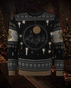 Harry Potter Hogwarts Castle LED Knitted Christmas Jumper / Sweater 13 Harry Potter Hogwarts Castle LED Knitted Christmas Jumper / Sweater -Camel Favour harry potter hogwarts castle led knitted christmas jumper sweater 682693