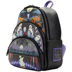 FUNKO Loungefly The Nightmare Before Christmas Triple Pocket Lock Shock Barrel Oogie BoogieBackpack -Camel Favour loungefly the nightmare before christmas triple pocket lock shock barrel oogie boogie backpack 657867