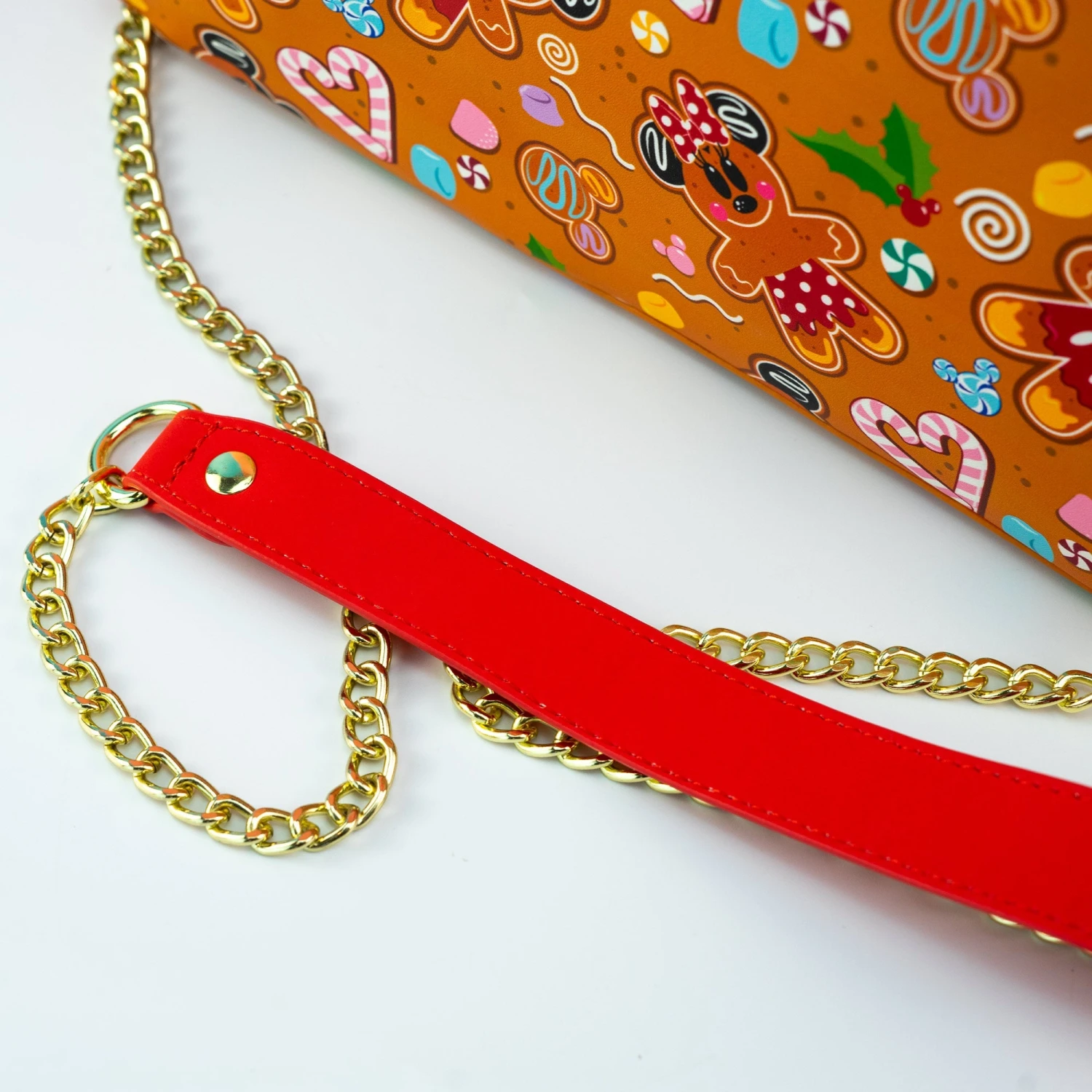 FUNKO Loungefly X Disney Christmas Gingerbread All Over Print Crossbody Bag 5 FUNKO Loungefly X Disney Christmas Gingerbread All Over Print Crossbody Bag - Image 5