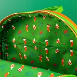 FUNKO Loungefly X Disney Mickey And Minnie Christmas Fireplace Mini Backpack -Camel Favour loungefly x disney mickey and minnie christmas fireplace mini backpack 357300