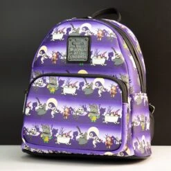 FUNKO Loungefly X Disney Nightmare Before Christmas All Over Print Mini Backpack