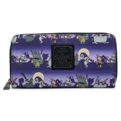 FUNKO Loungefly X Disney Nightmare Before Christmas All Over Print Purse -Camel Favour loungefly x disney nightmare before christmas all over print purse 806349