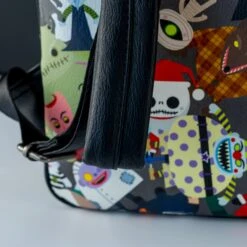FUNKO Loungefly X Disney Nightmare Before Christmas Chibi All Over Print Mini Backpack -Camel Favour loungefly x disney nightmare before christmas chibi all over print mini backpack 788647