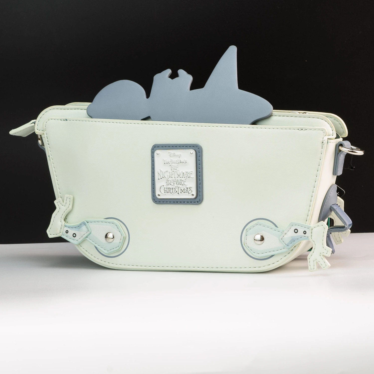 FUNKO Loungefly X Disney Nightmare Before Christmas Lock Shock Barrel Bath Tub Crossbody Bag 2 FUNKO Loungefly X Disney Nightmare Before Christmas Lock Shock Barrel Bath Tub Crossbody Bag - Image 2