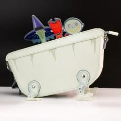 FUNKO Loungefly X Disney Nightmare Before Christmas Lock Shock Barrel Bath Tub Crossbody Bag