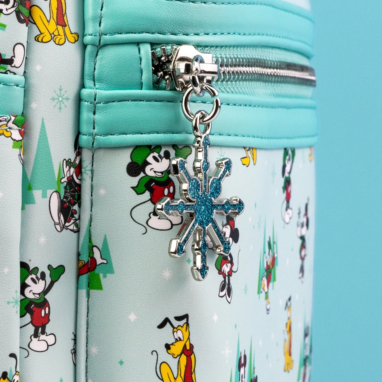 FUNKO Loungefly X Disney The Sensational Six Christmas Character Print Mini Backpack 3 FUNKO Loungefly X Disney The Sensational Six Christmas Character Print Mini Backpack - Image 3