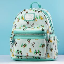 FUNKO Loungefly X Disney The Sensational Six Christmas Character Print Mini Backpack