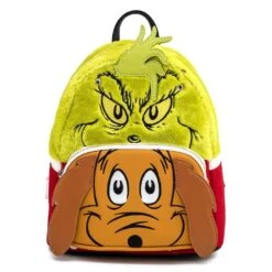 FUNKO Loungefly X Dr Seuss How The Grinch Stole Christmas Mini Backpack -Camel Favour loungefly x dr seuss how the grinch stole christmas mini backpack 255668