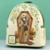 FUNKO Loungefly X The Nightmare Before Christmas Floral Jack And Sally Coffin Mini Backpack