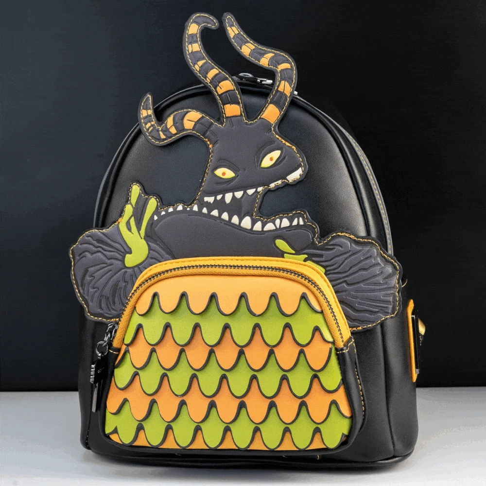 FUNKO Loungefly X The Nightmare Before Christmas Harlequin Demon Cosplay Mini Backpack 2 FUNKO Loungefly X The Nightmare Before Christmas Harlequin Demon Cosplay Mini Backpack - Image 2