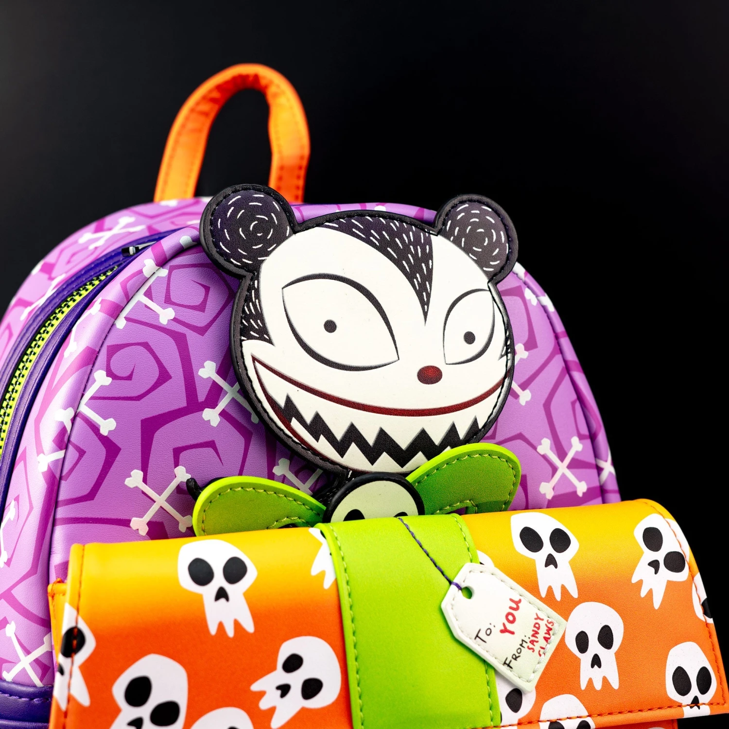 FUNKO Loungefly X The Nightmare Before Christmas Scary Teddy Present Mini Backpack 2 FUNKO Loungefly X The Nightmare Before Christmas Scary Teddy Present Mini Backpack - Image 2