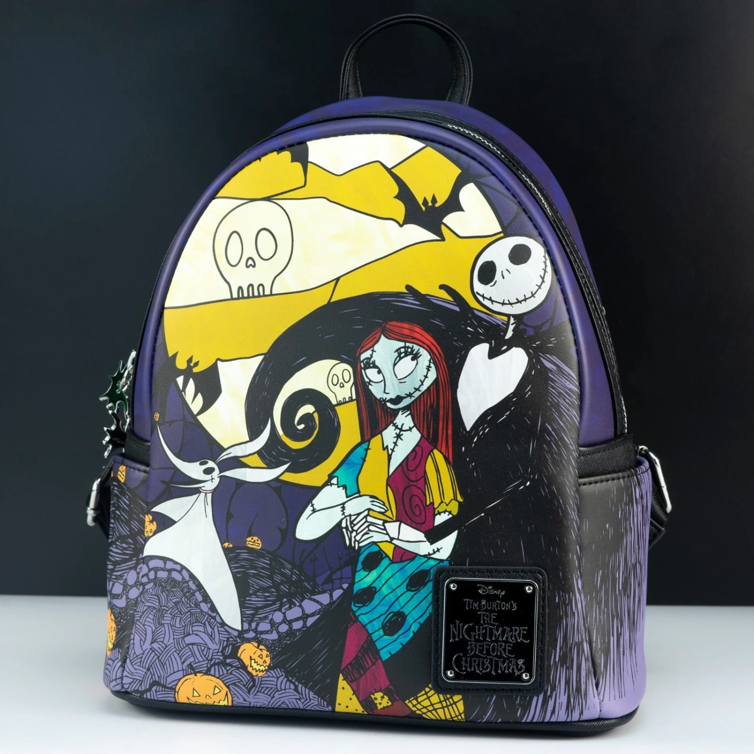 FUNKO Loungefly X The Nightmare Before Christmas Zero, Jack And Sally Graveyard Scene Mini Backpack 1 FUNKO Loungefly X The Nightmare Before Christmas Zero, Jack And Sally Graveyard Scene Mini Backpack