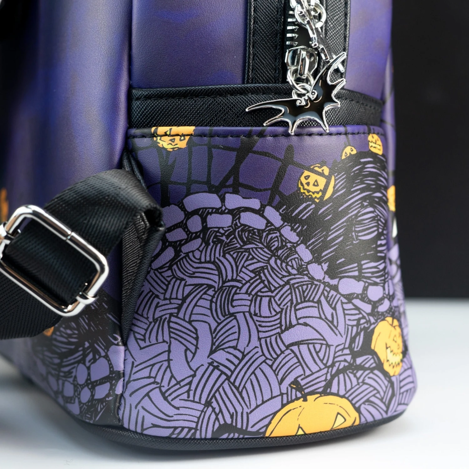 FUNKO Loungefly X The Nightmare Before Christmas Zero, Jack And Sally Graveyard Scene Mini Backpack 6 FUNKO Loungefly X The Nightmare Before Christmas Zero, Jack And Sally Graveyard Scene Mini Backpack - Image 6