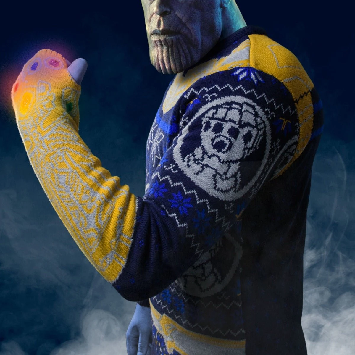 Marvel Avengers Thanos Knitted Christmas Jumper / Sweater 3 Marvel Avengers Thanos Knitted Christmas Jumper / Sweater - Image 3