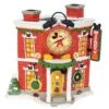 Enesco Mickey's Christmas Village Series By D56 - Mickey's Alarm Clock Shop