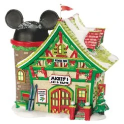 Enesco Mickey's Christmas Village Series By D56 - Mickey's Ski And Skate
