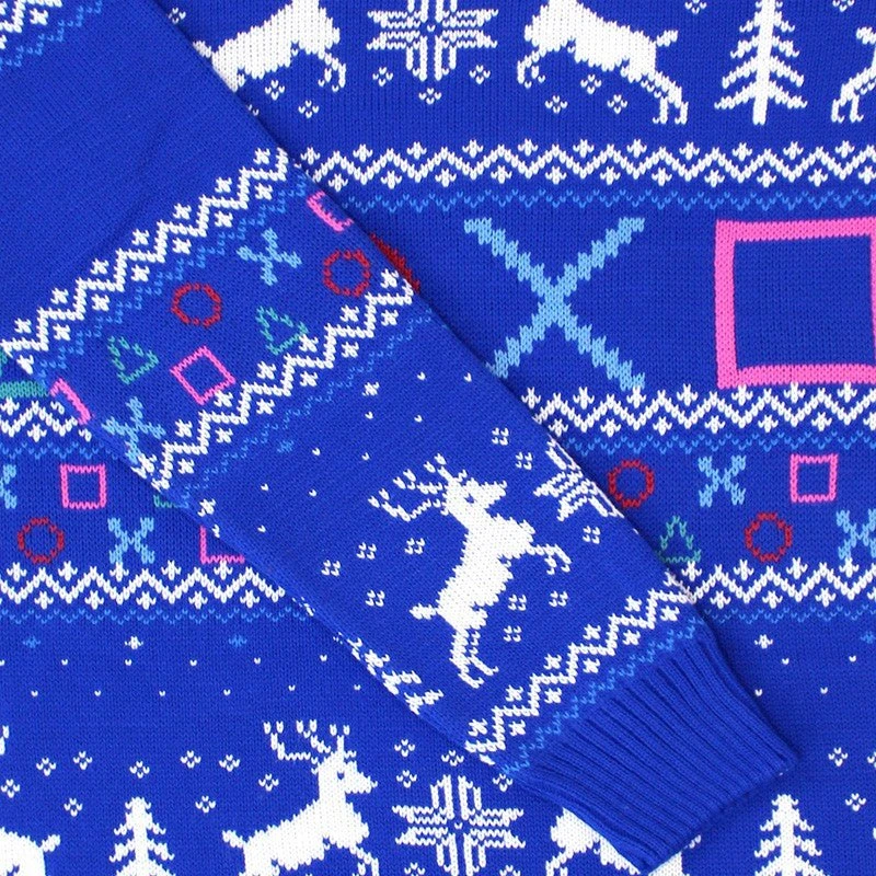 Playstation Symbol Christmas Jumper 4 Playstation Symbol Christmas Jumper - Image 4