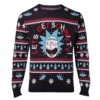 Difuzed Rick And Morty Knitted Christmas Jumper / Sweater