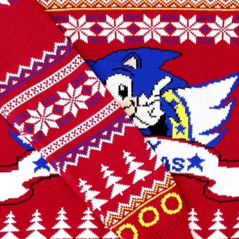 Sonic The Hedgehog Classic Christmas Jumper / Sweater 2 Sonic The Hedgehog Classic Christmas Jumper / Sweater - Image 2
