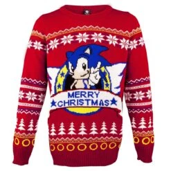 Sonic The Hedgehog Classic Christmas Jumper / Sweater