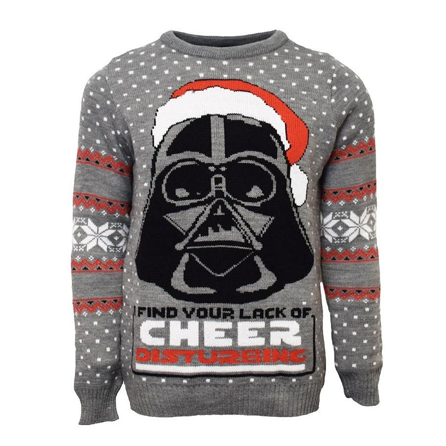 Star Wars Darth Vader Knitted Christmas Jumper / Sweater 4 Star Wars Darth Vader Knitted Christmas Jumper / Sweater - Image 4