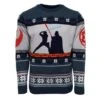Star Wars Luke Vs. Darth Knitted Christmas Jumper / Sweater