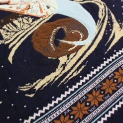 Difuzed Star Wars Millennium Falcon Escape Knitted Christmas Jumper / Sweater 12 Difuzed Star Wars Millennium Falcon Escape Knitted Christmas Jumper / Sweater -Camel Favour star wars millennium falcon escape knitted christmas jumper sweater 166082