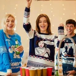 Star Wars Princess Leia Knitted Christmas Jumper / Sweater -Camel Favour star wars princess leia knitted christmas jumper sweater 755906