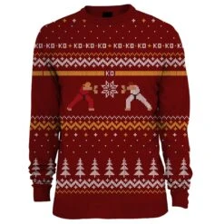 Street Fighter Ryu Vs. Ken Christmas Jumper / Sweater