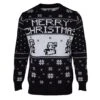Difuzed Super Mario Bros 8-Bit Knitted Christmas Jumper (Black)