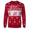 Difuzed Super Mario Bros 8-Bit Knitted Red Christmas Jumper / Sweater