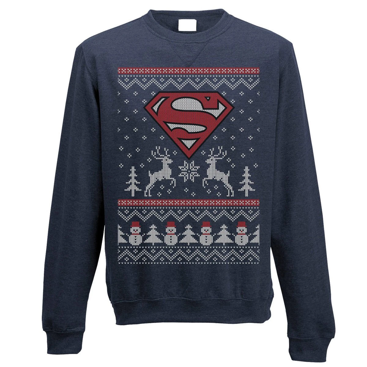 Superman Reindeer Christmas Jumper-XX-Large 1 Superman Reindeer Christmas Jumper-XX-Large