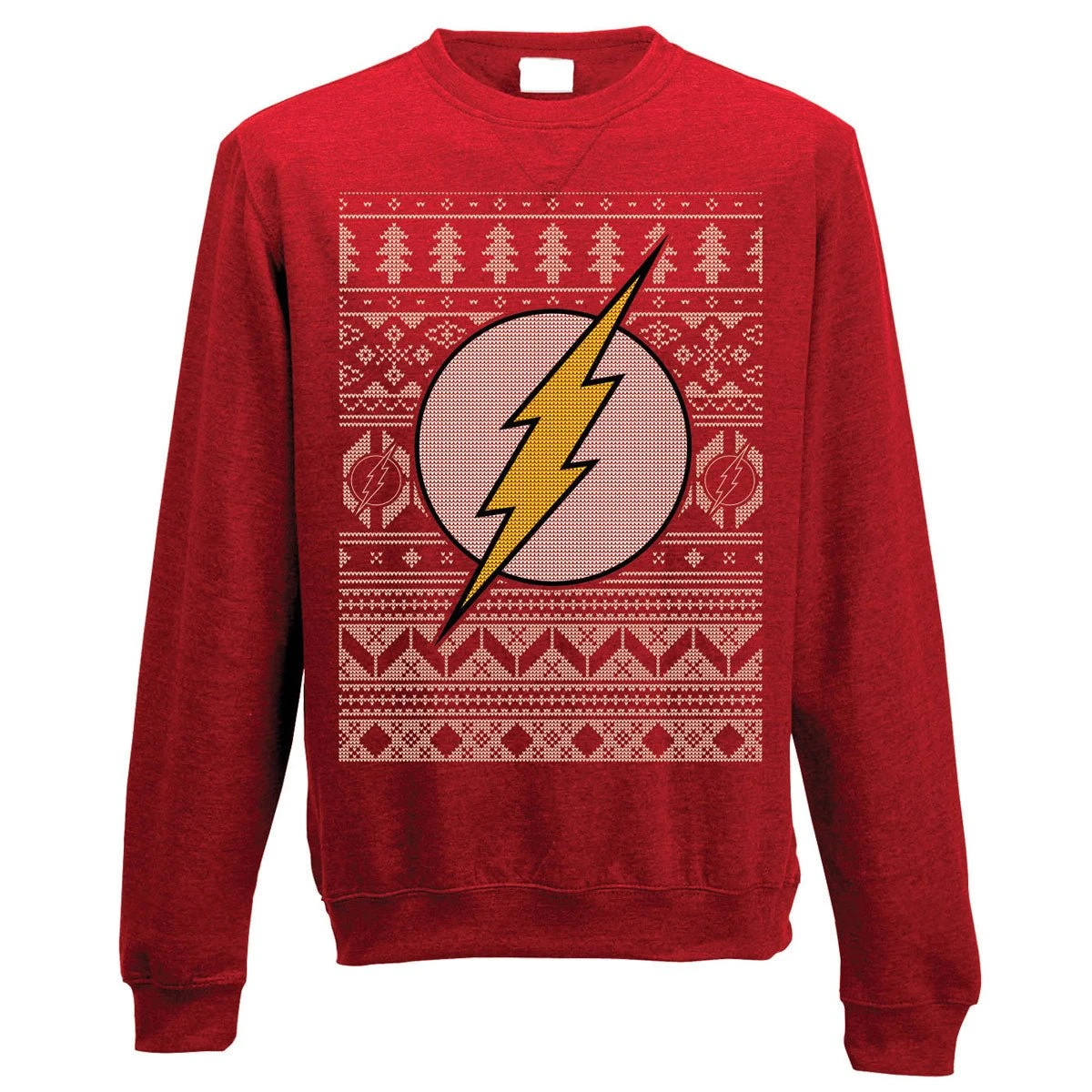 The Flash Fairisle Christmas Jumper-Large 1 The Flash Fairisle Christmas Jumper-Large