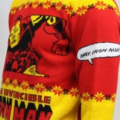 The Invincible Iron Man Christmas Jumper -Camel Favour the invincible iron man christmas jumper 508114