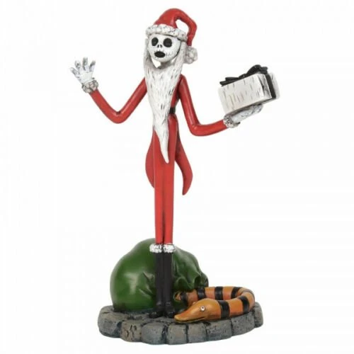 Enesco The Nightmare Before Christmas Village By D56 - Jack Steals Christmas Figurine 1 Enesco The Nightmare Before Christmas Village By D56 - Jack Steals Christmas Figurine